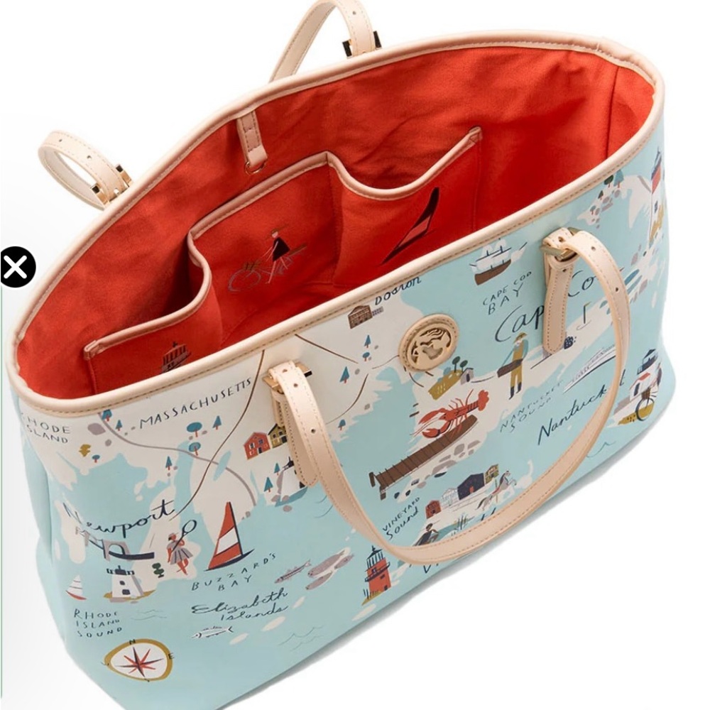 Spartina 449 NE Harbors Tote. Perfect for shopping or relaxing on the beach! - Picture 3 of 4